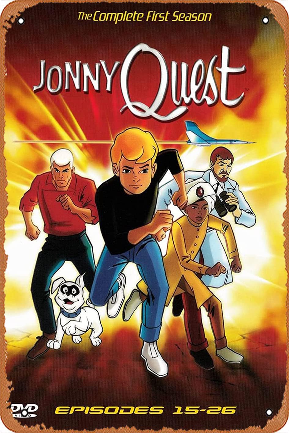 Office Quest - Letrero Metálico Retro de Jonny Quest