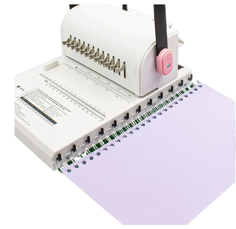 Binding Machine Comb - Máquina Encuadernadora Manual para Niños y