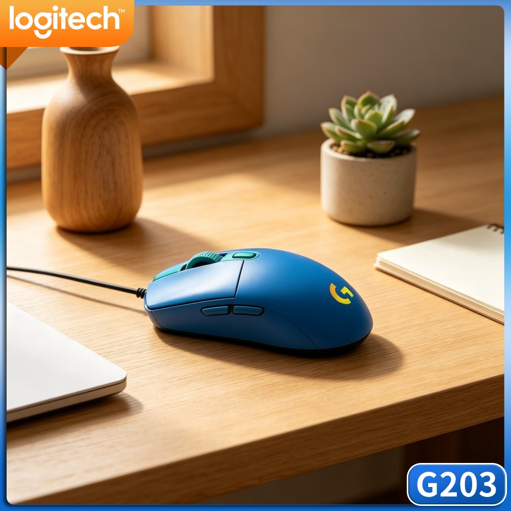 Logitech Mouse G203 - Ratón para juegos con cable Logitech