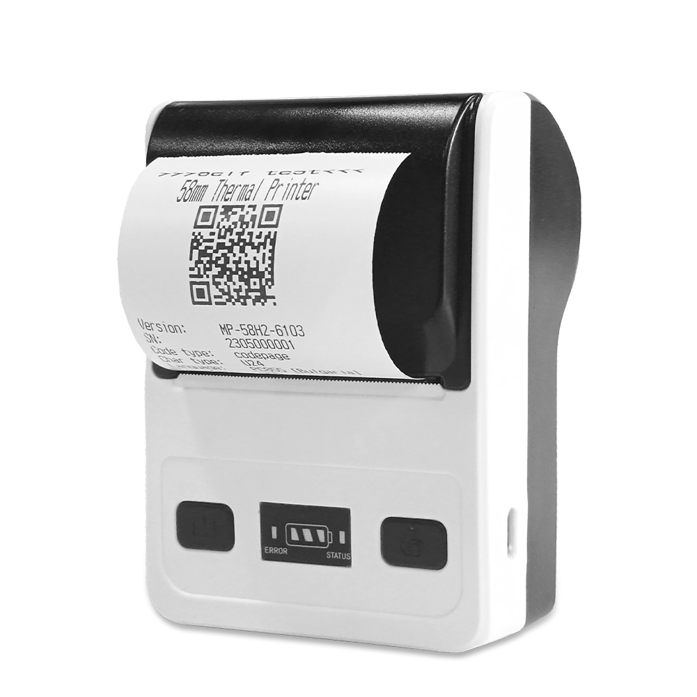 Receipt Printer Thermal - Mini Impresora Térmica de Recibos Bluetooth