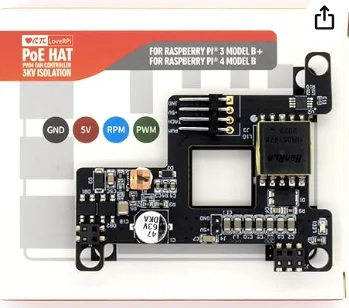 Power Over Ethernet - LoveRPi PoE HAT, Fuente de Alimentación