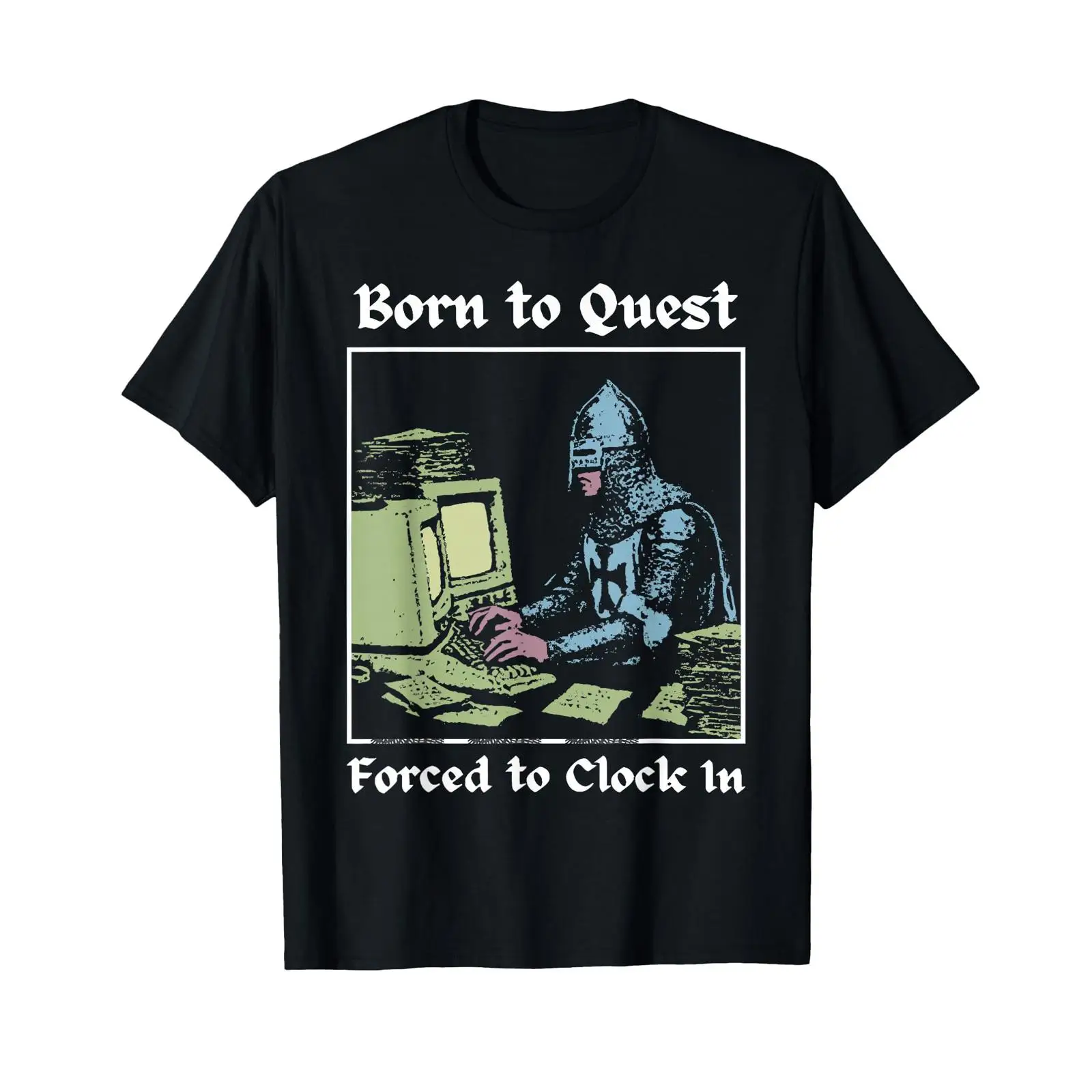 Office Quest - Camiseta con diseño de arte de