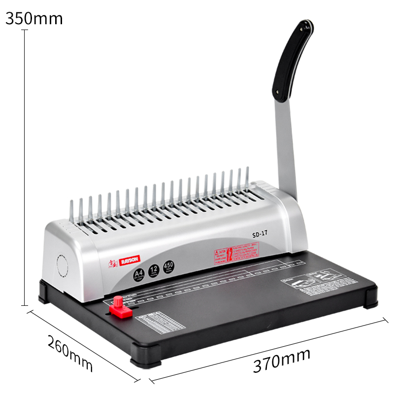 Carpeta de peine de fábrica SD - Binding Machine Comb reseña y precio