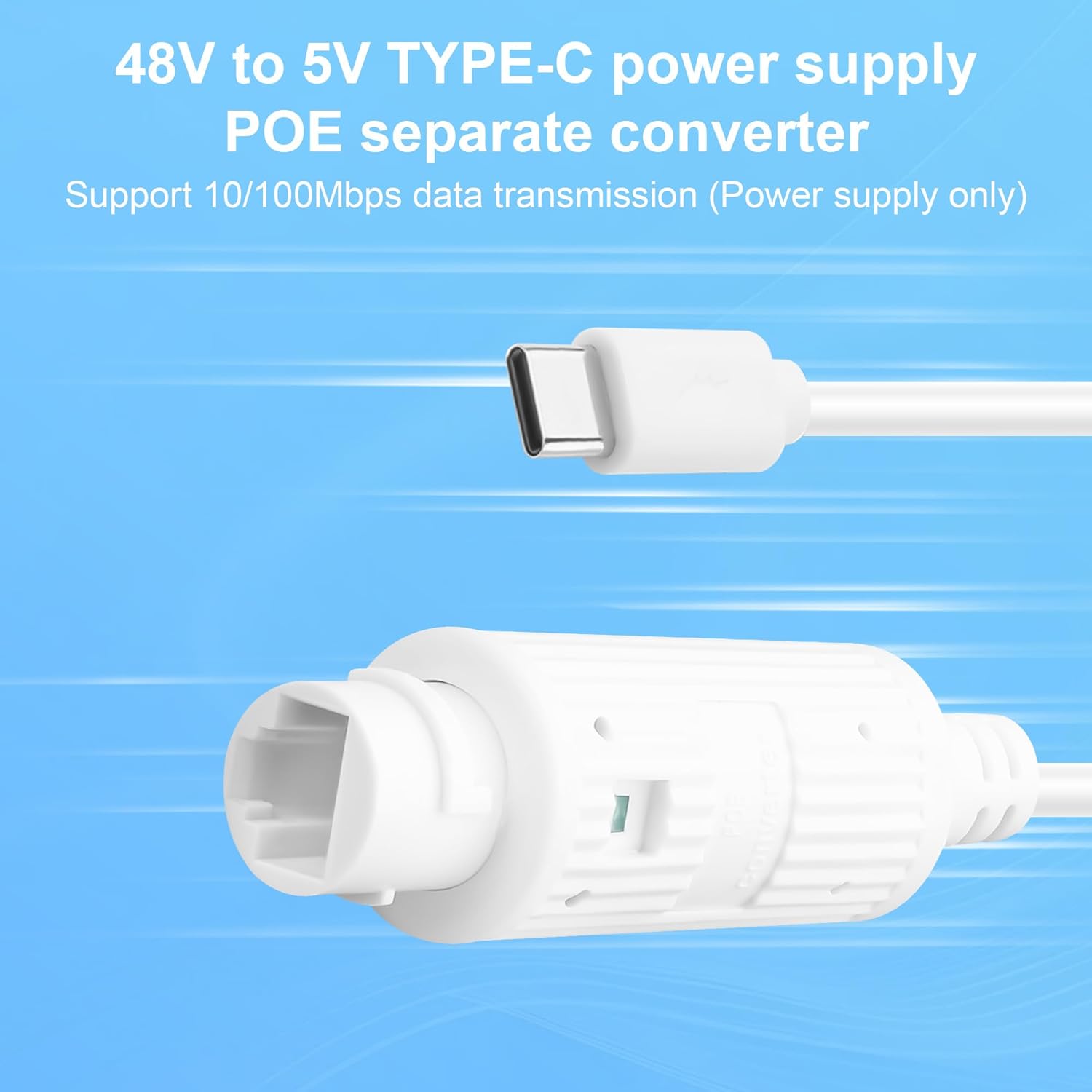 Convertidor de Energía POE a U - Power Over Ethernet reseña y precio