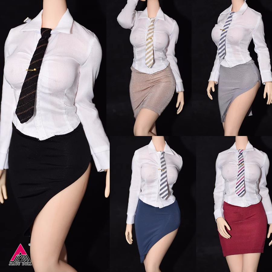 Camisa blanca a escala 1/6 par - Office Technician reseña y precio