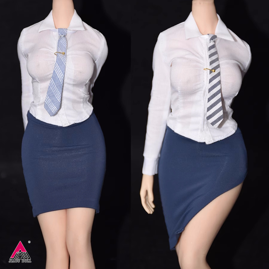 Camisa blanca a escala 1/6 par - Office Technician reseña y precio